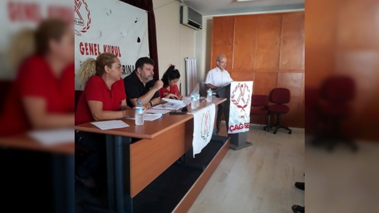 Mehmet Davulcu yeniden Çağ-Sen başkanı