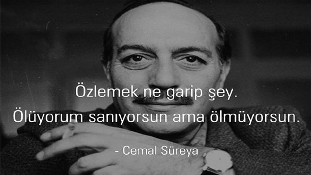 Ve Cemal Süreya... Kuşların, gurbetin ve özlemin şairi