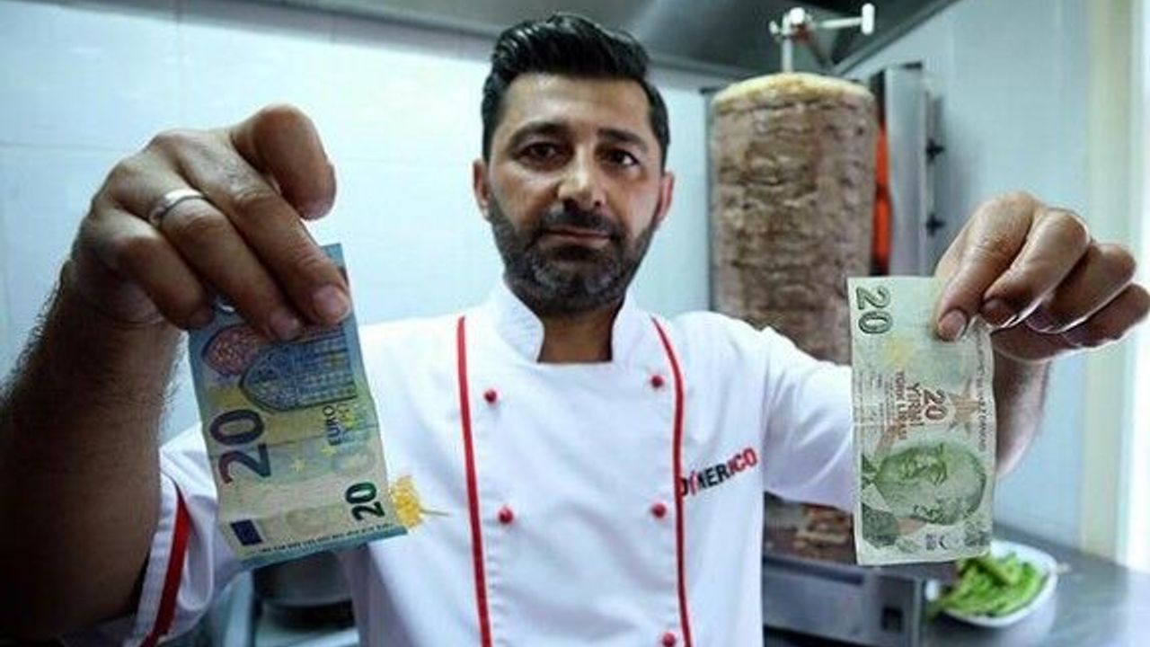 Bu lokantada 1 Euro 1 TL