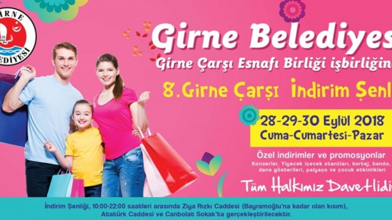 Girne’de 3 günlük çarşı şenliği var