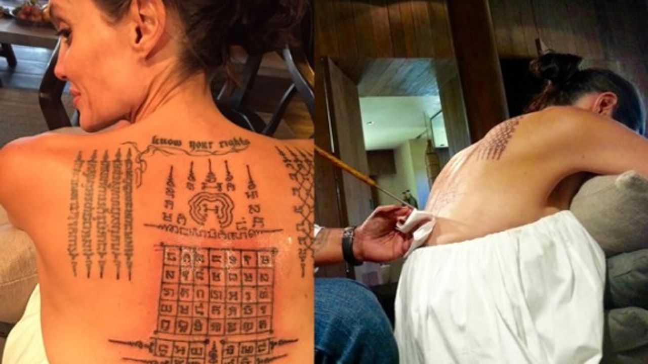 Angelina Jolie'nin dövmeleri ve anlamları
