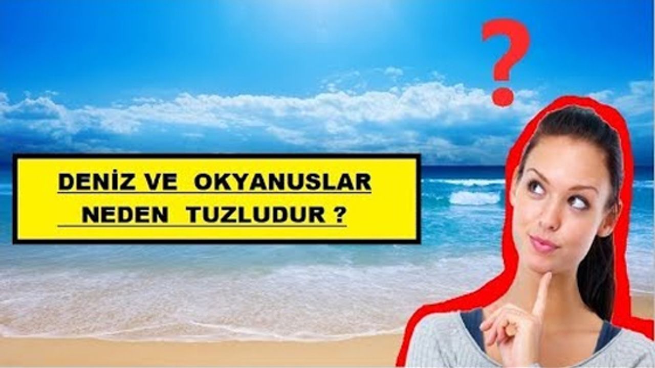 Okyanus ve deniz suları neden tuzludur?