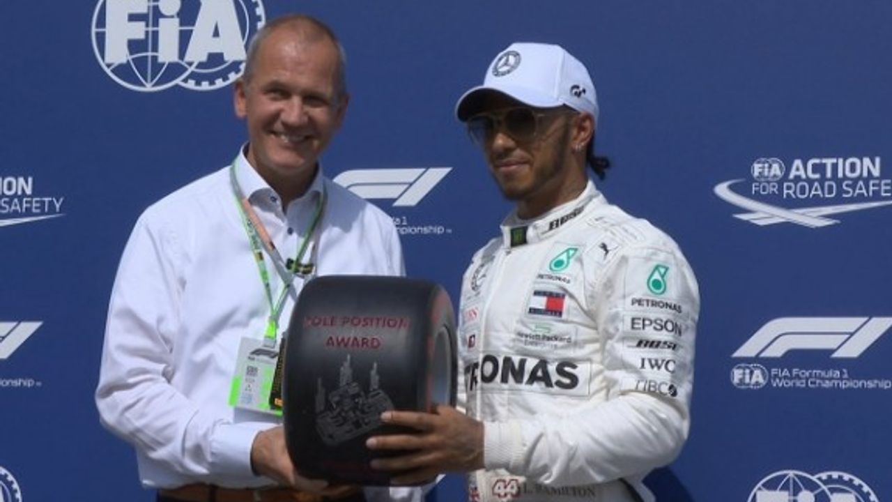 Almanya'da pole pozisyonu Hamilton'ın