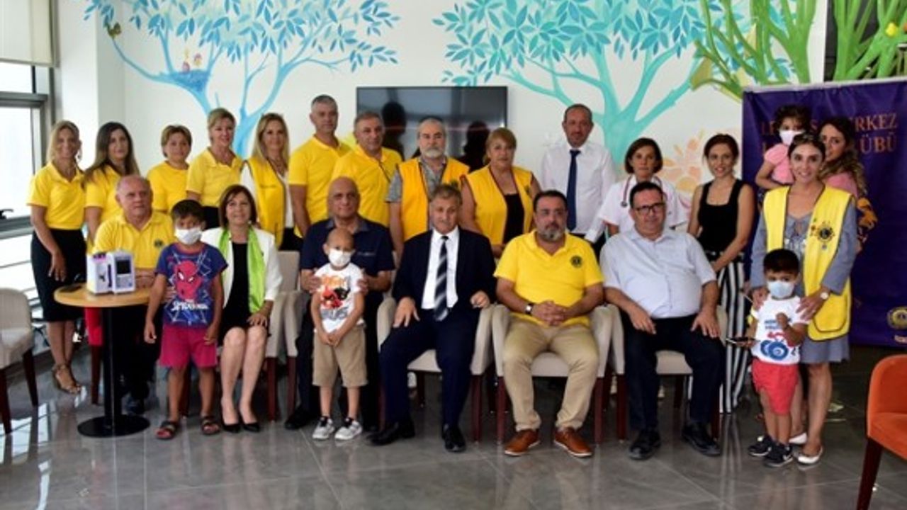 Çocuk Onkoloji servisi'ne "Plum Cihazı" bağışlandı