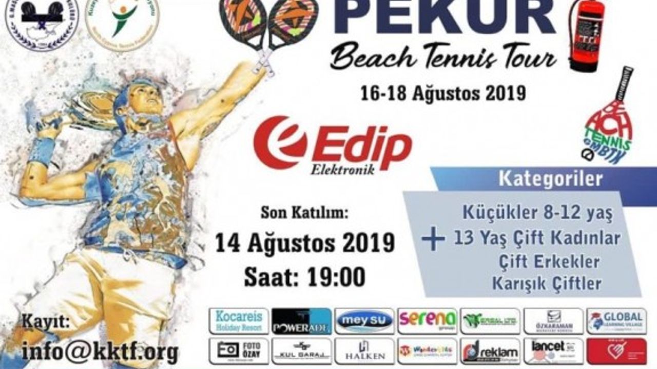 Kocareis'te plaj tenisi heyecanı başlıyor