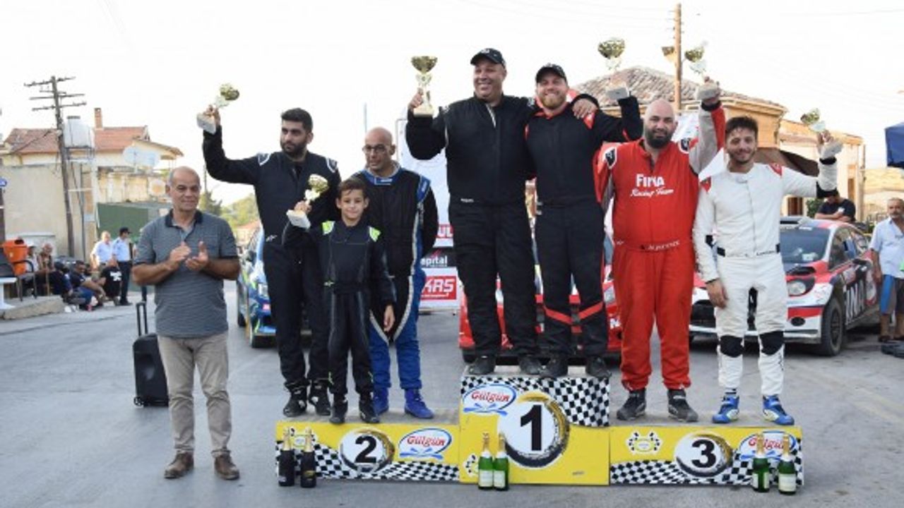 Lefke'de 15 ekip finişi gördü