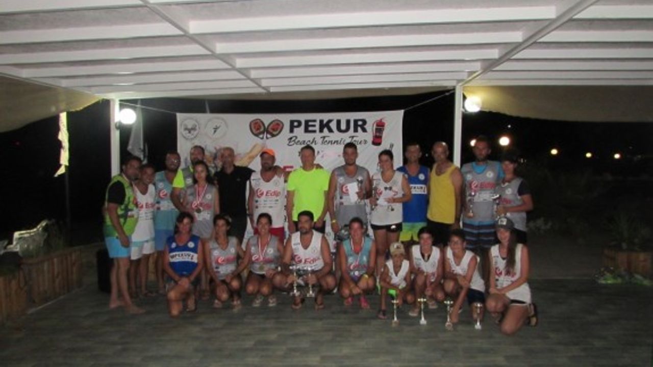 PEKUR Beach Tennıs Tour-4 GMBTK Kocareis tamamlandı