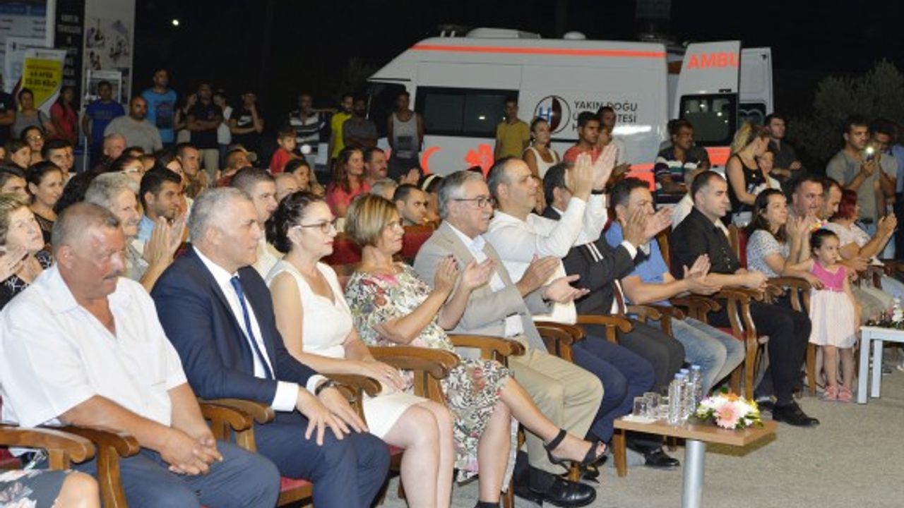 Akıncı, Haspolat Kültür Sanat Festivali’nin açılışına katıldı