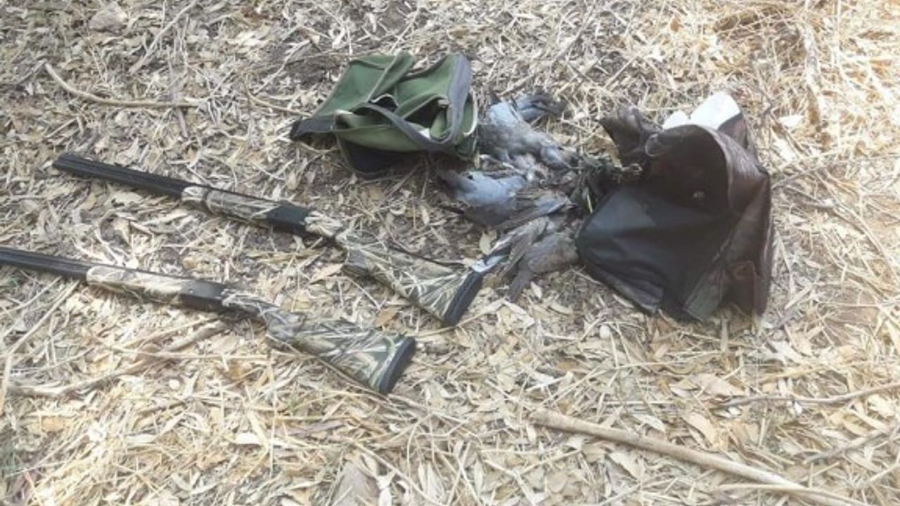 Av koruma ekipleri kaçak av yapan 2 kişiyi yakaladı