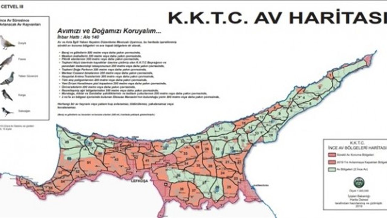 İçişleri Bakanlığı'ndan 39 numaralı av bölgesinde zaruri düzenleme