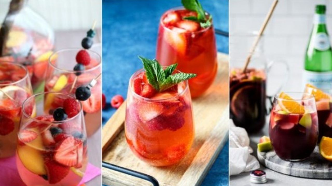 Yaz Akşamlarınıza  Lezzet Katacak 14 Sangria Tarifi