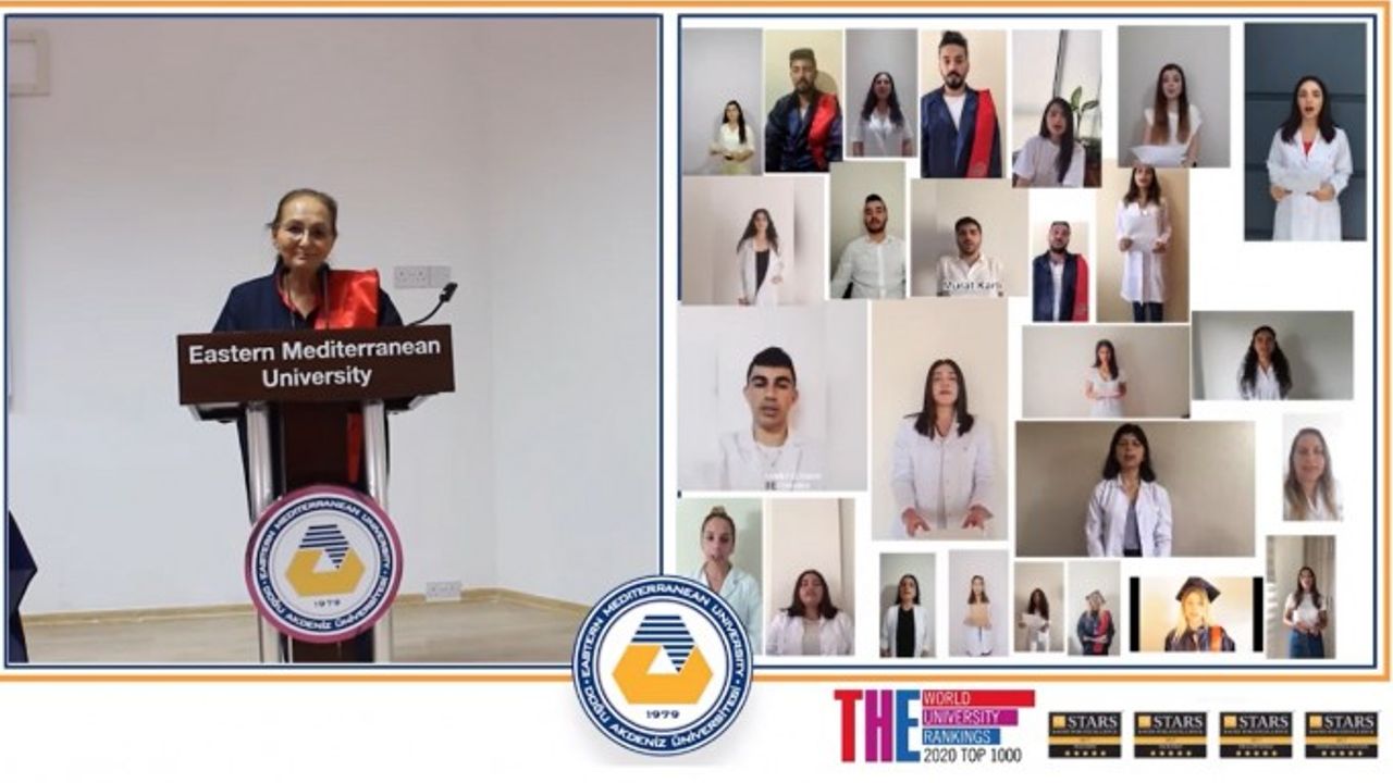 DAÜ Sağlık Bilimleri Fakültesi 2019-2020 Bahar Mezunları için yemin töreni düzenledi
