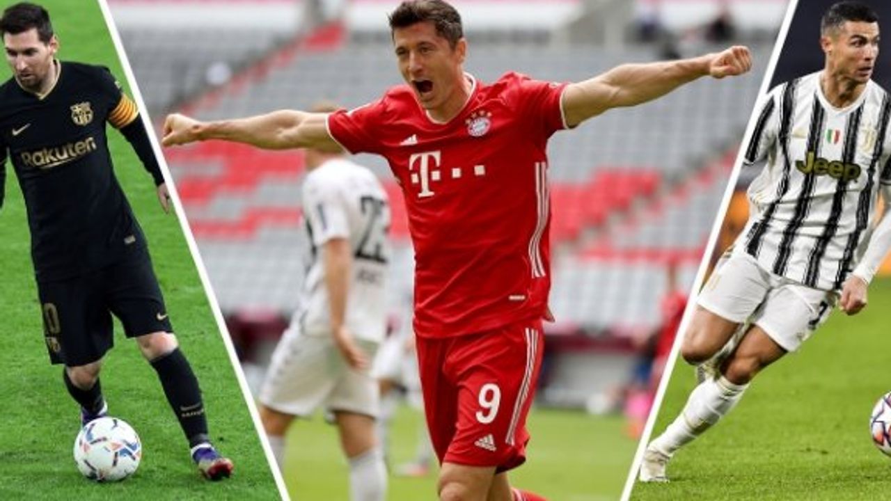 Lewandowski, Messi ve Ronaldo'yu geçti
