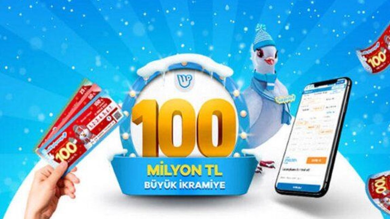 Milli Piyango'nun büyük ikramiyesi "9884757" numaralı çeyrek bilete isabet etti