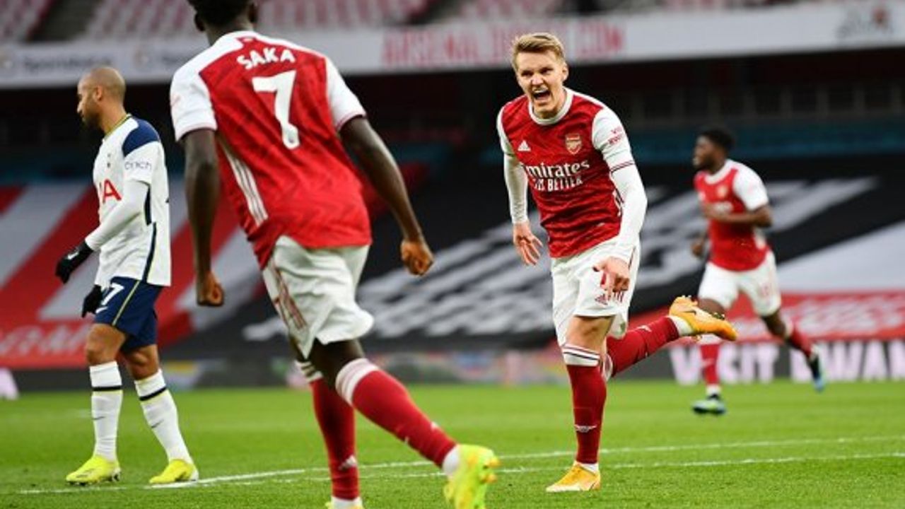 Kuzey Londra derbisinde gülen Arsenal oldu
