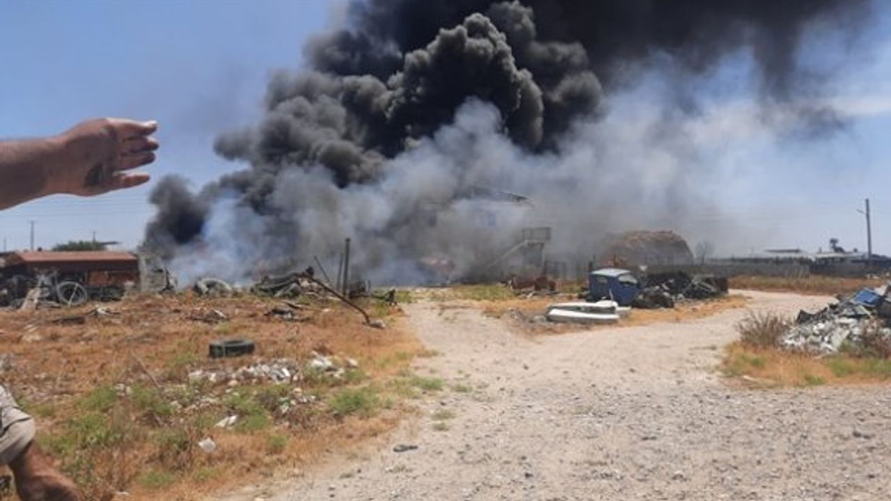Dörtyol'da yangına sebebiyet veren kişi tutuklandı