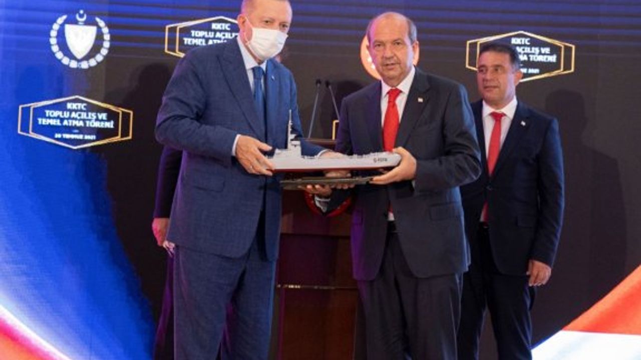 Erdoğan "Kuzey Kıbrıs artık ayağa kalkıyor"