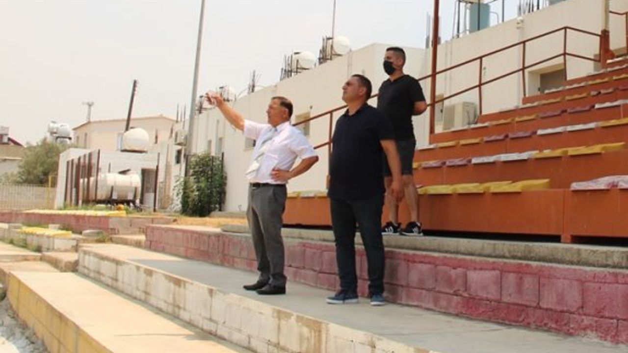 Mesarya bölgesindeki sahaların eksiklikleri yerinde tespit edildi