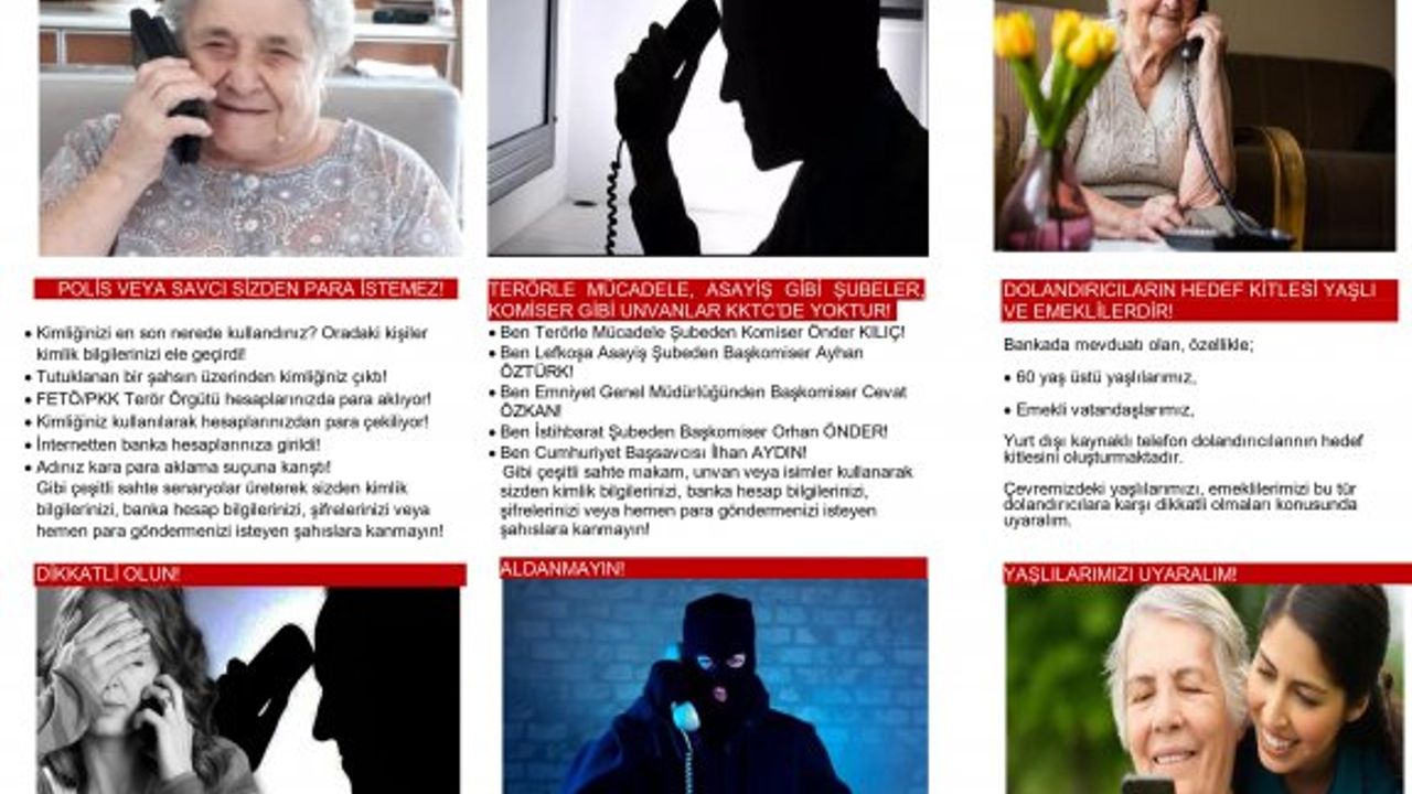 Polis telefon dolandırıcıları ile ilgili yine uyardı