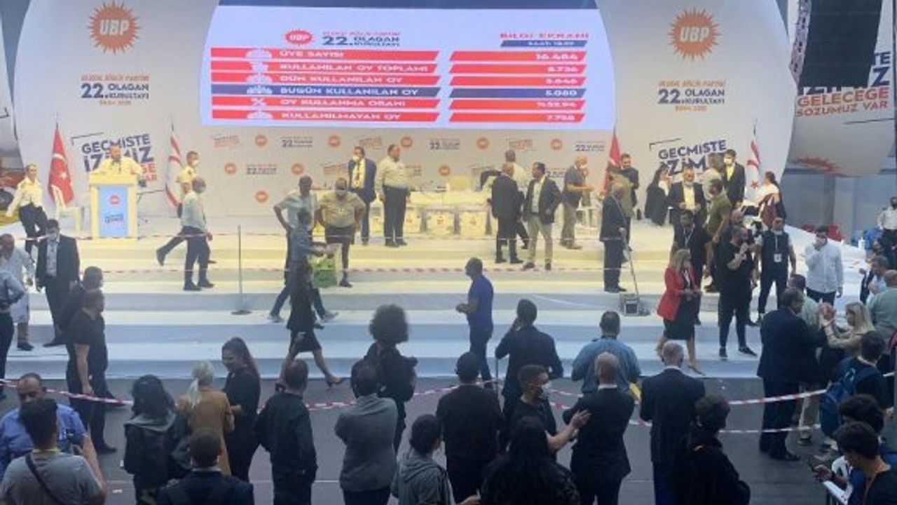 UBP Kurultayı'nda oy verme işlemi sona erdi