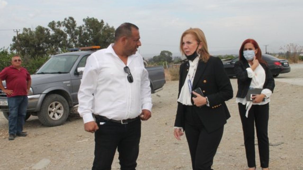 Güzelyurt-Lefke çevre yolunda sona gelindi