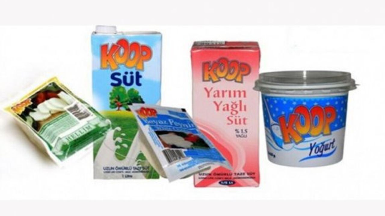 Koop’tan süt, hellim ve peynire zam