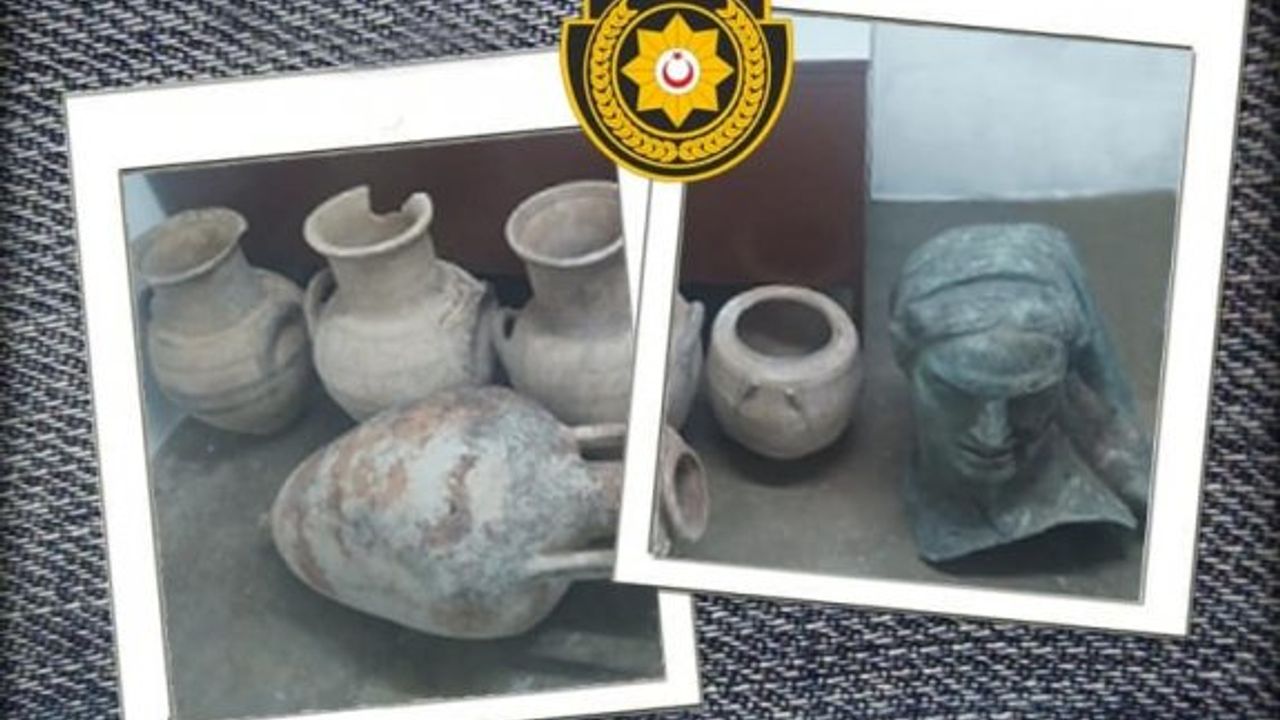 Ormanlık alandan eski eser fışkırdı