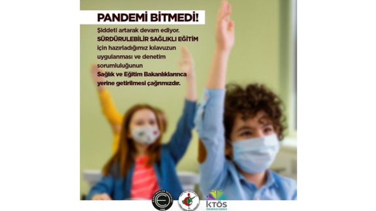 Tabipler ve öğretmen sendikalarından kılavuza uyulması çağrısı