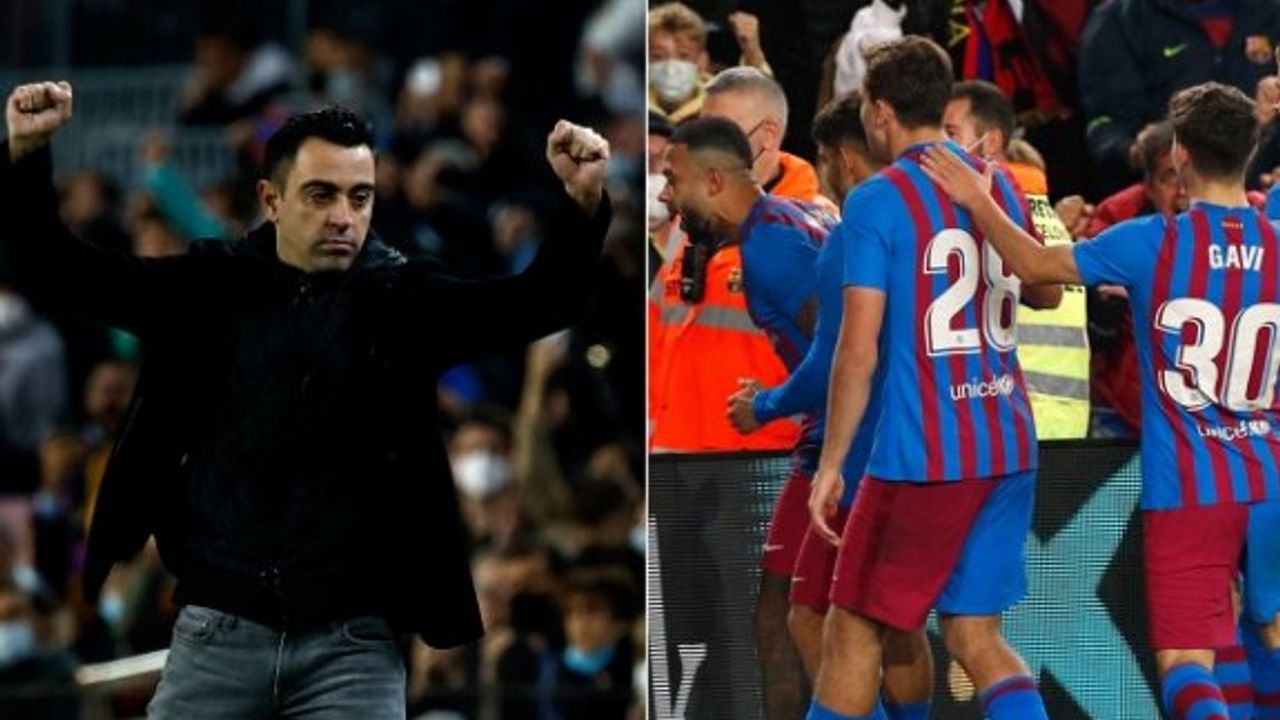 Xavi, Barcelona'daki kariyerine derbi galibiyetiyle başladı