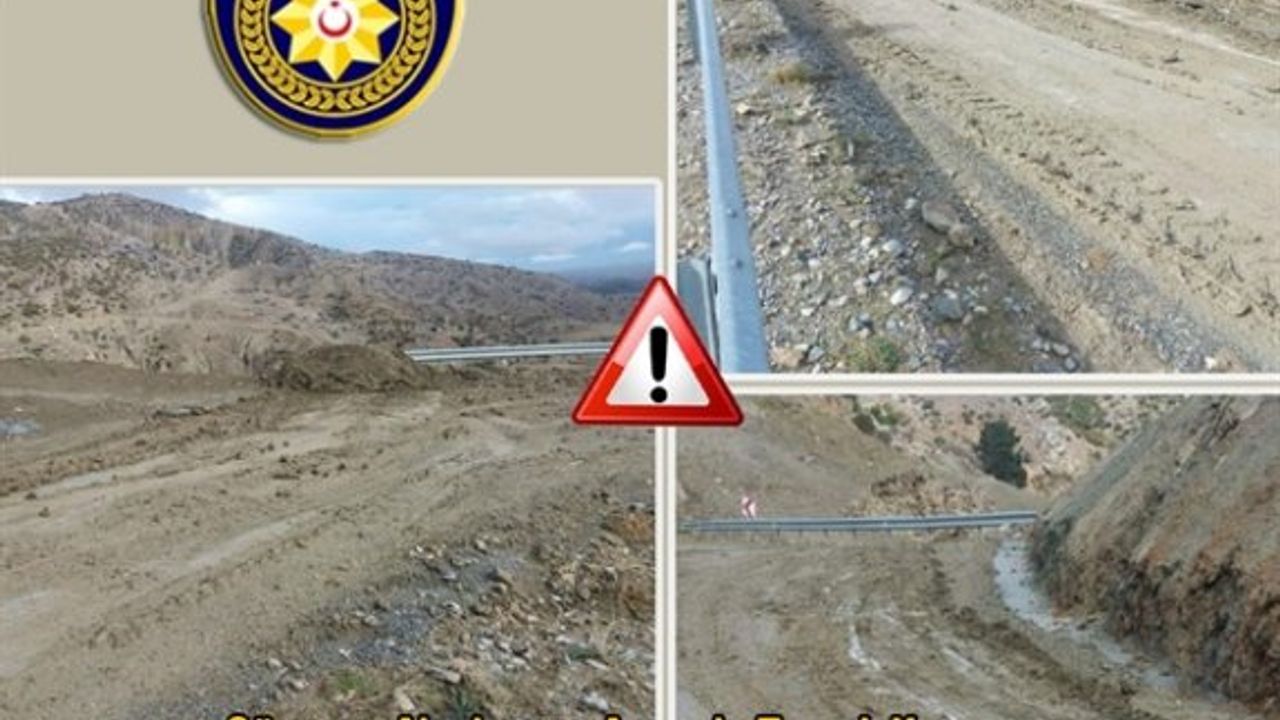 Görneç-Alevkayası ana yolu trafiğe kapatıldı