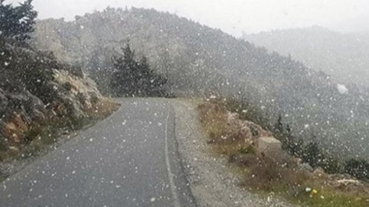 Bazı bölgelerde karla karışık yağmur bekleniyor