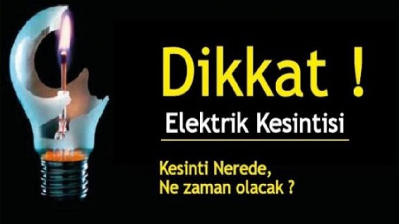 Ülkenin bazı bölgelerinde elektrik kesintisi uygulanacak
