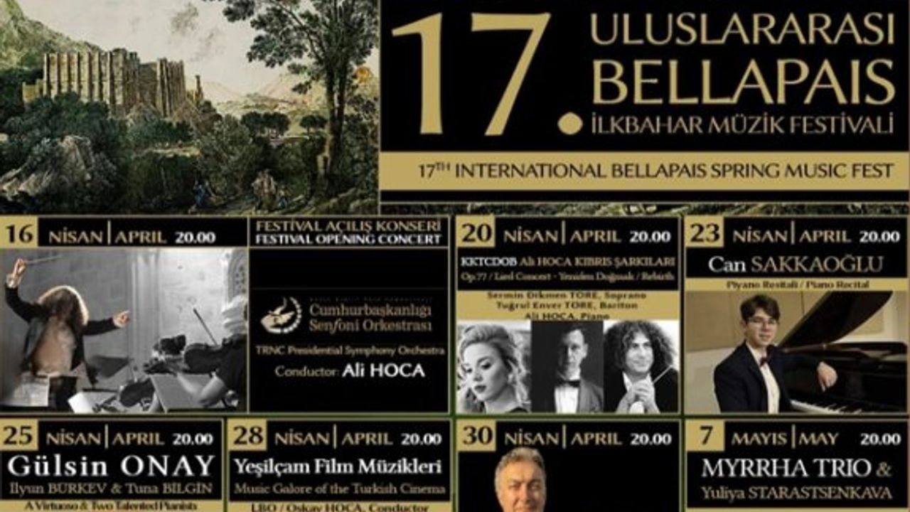 17. Uluslararası Bellapais İlkbahar Müzik Festivali devam ediyor