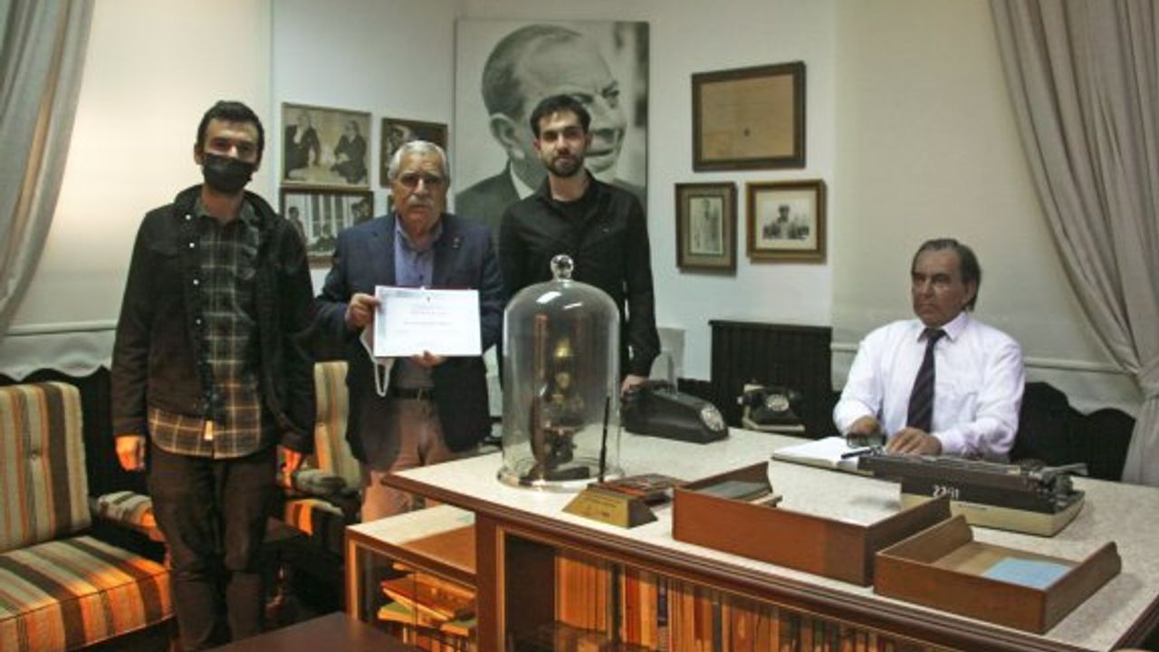 ‘Kemalist Kıbrıs’ dergisinden teşekkür ziyareti