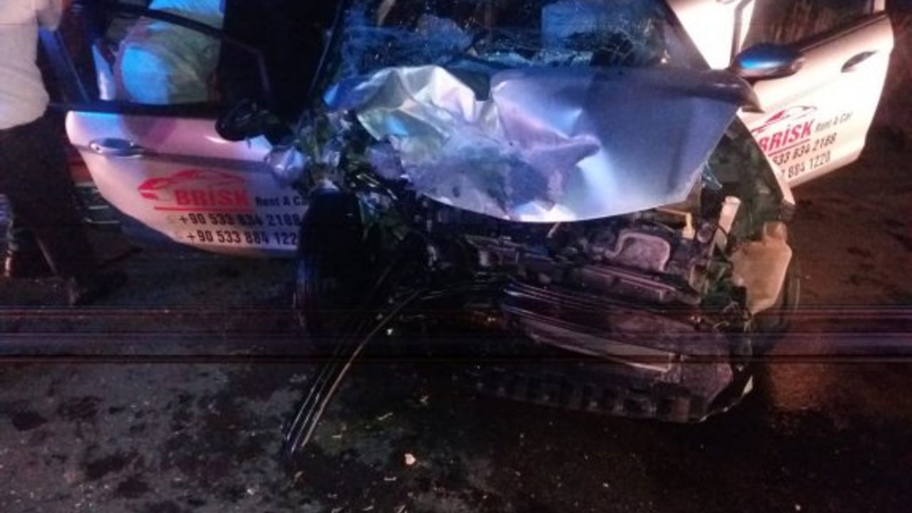 Alkollü sürücü yine kazaya neden oldu