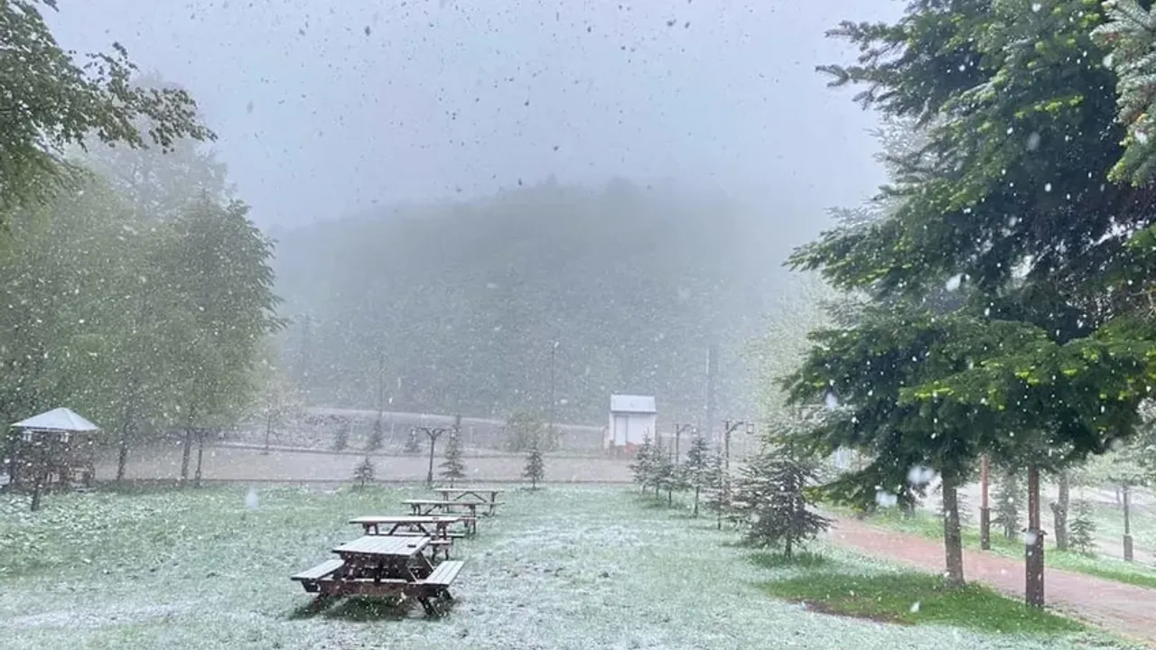 Amasya ve Ordu’ya kar yağdı