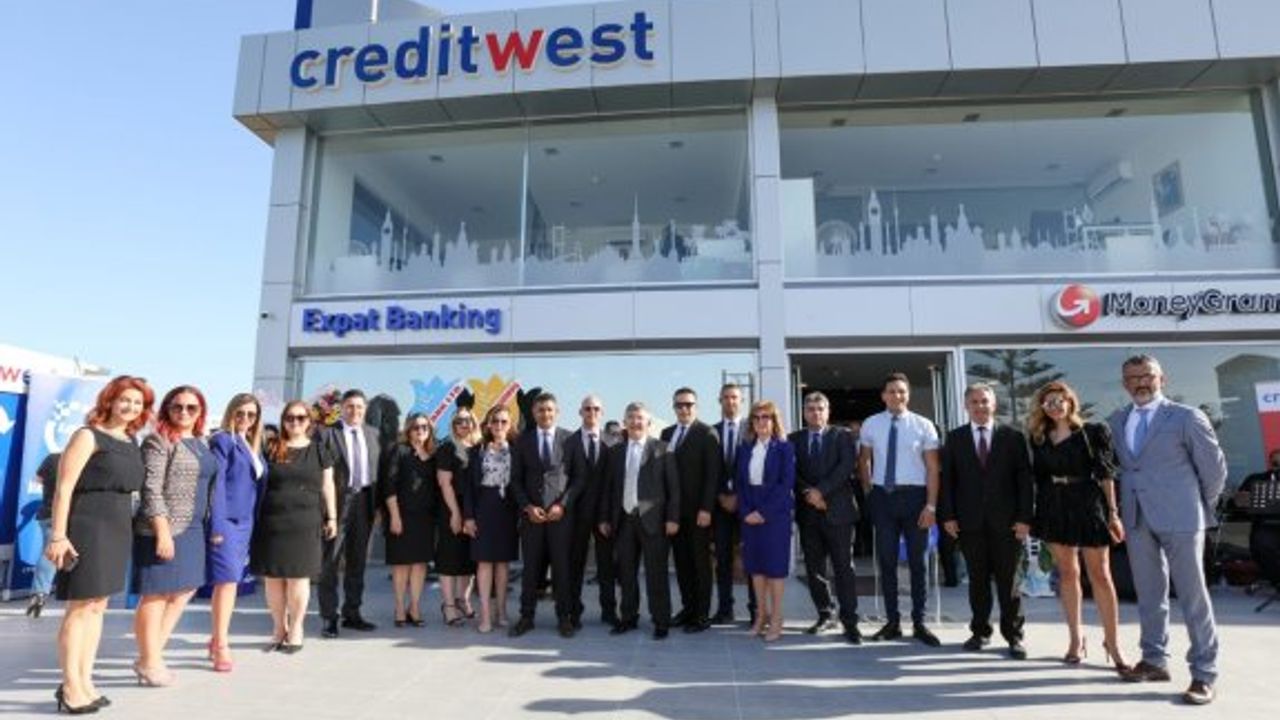 Creditwest Bank’ın 13. şubesi İskele’de açıldı