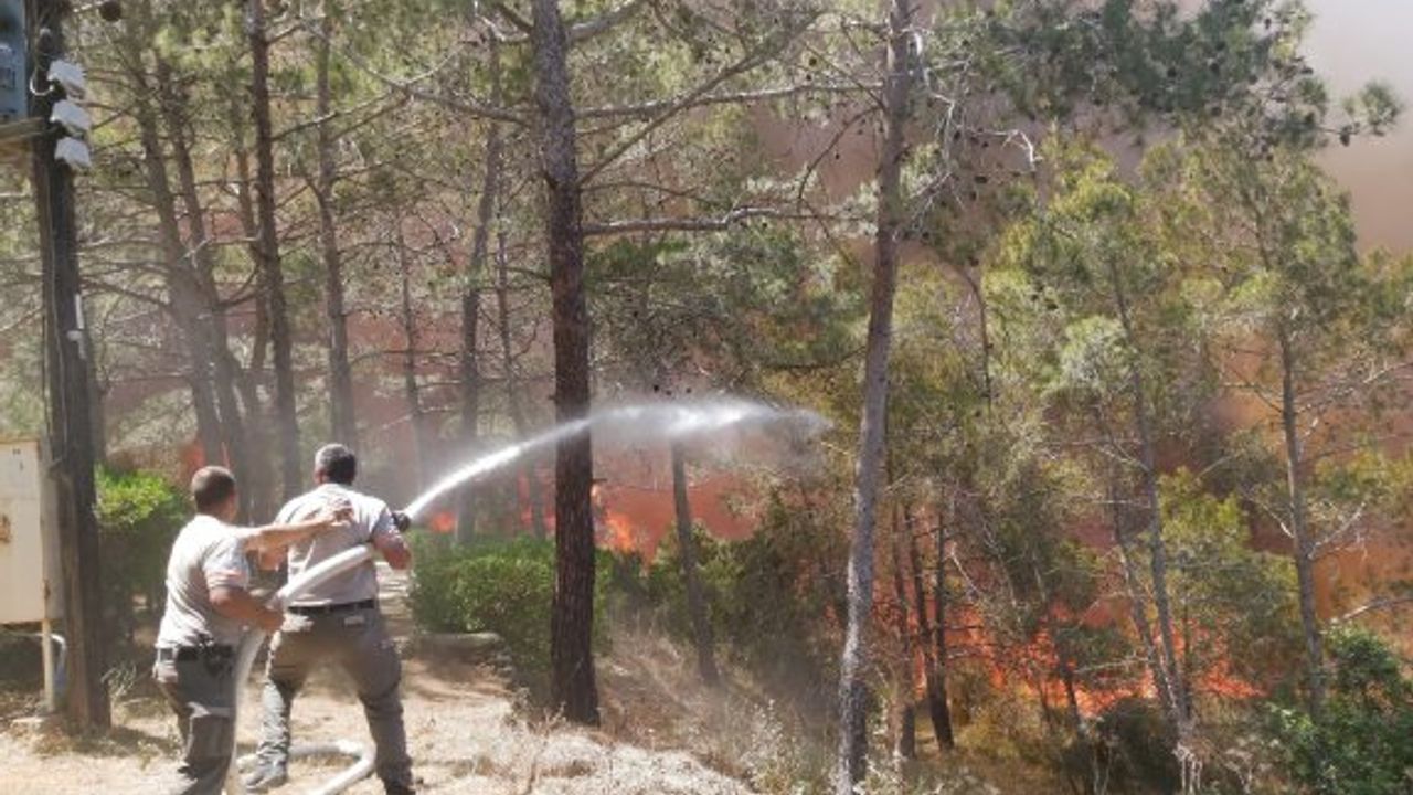 Geçitköy'deki yangının sebebi çöp kamyonu