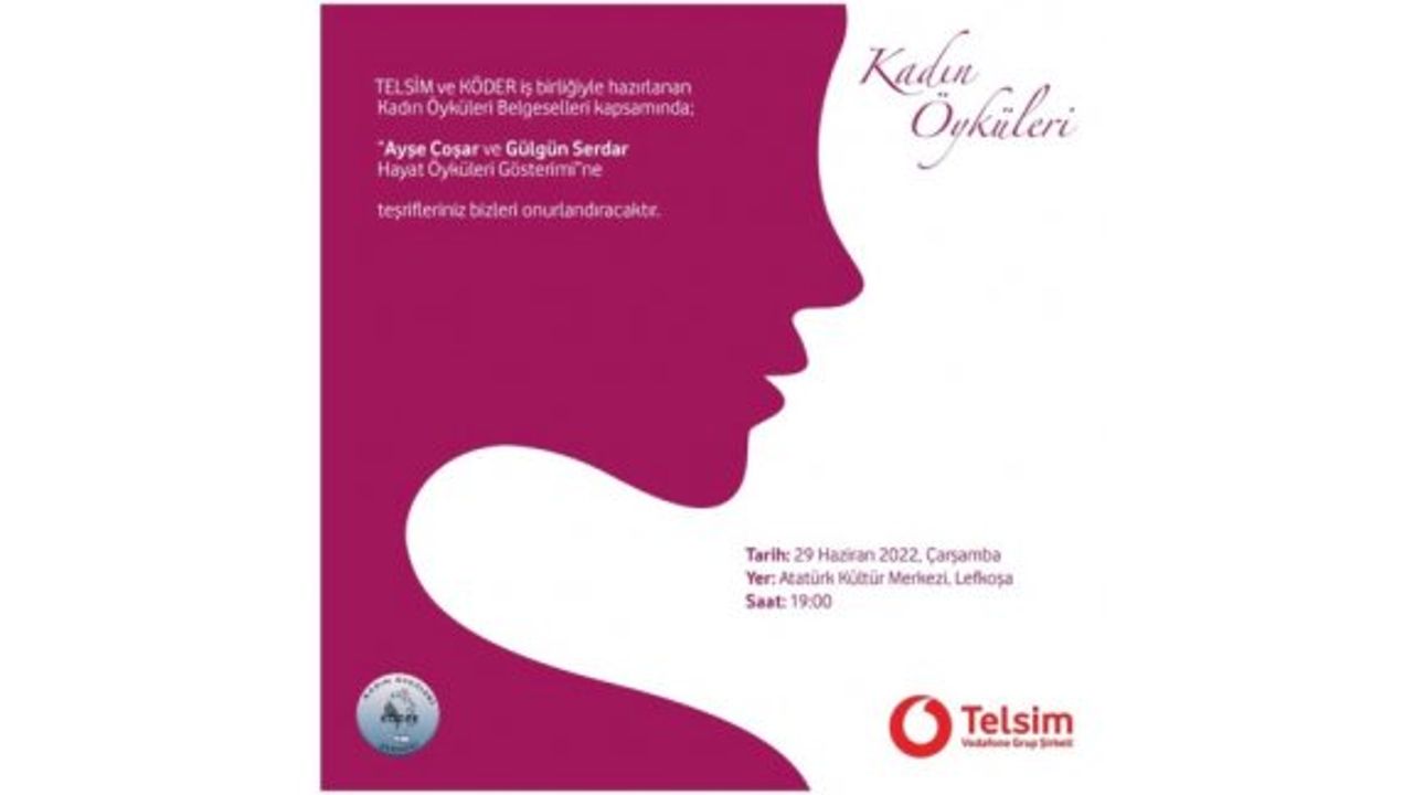 “Ayşe Coşar ve Gülgün Serdar  Hayat Öyküleri Gösterimi” 29 Haziran’da