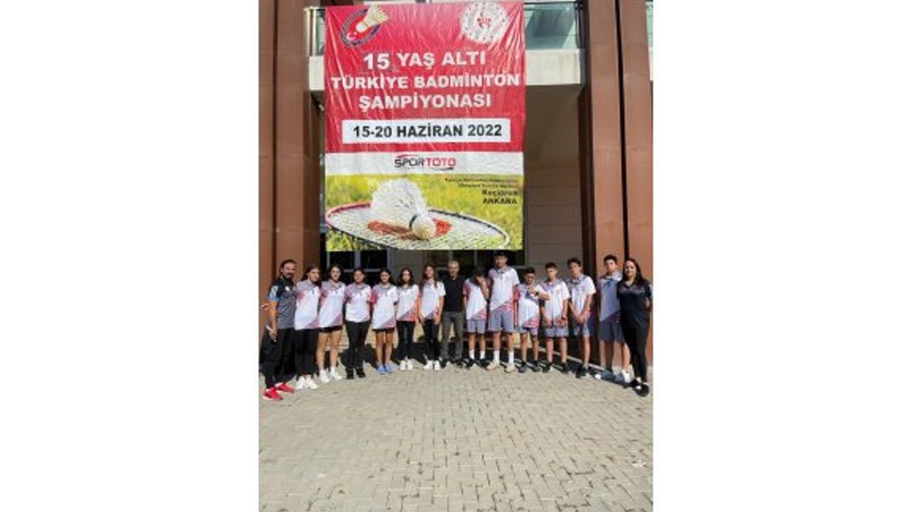 Badminton U15 Milli Badminton Takımımız Ankara’da