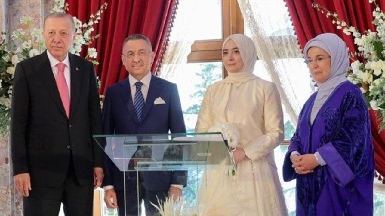 Fuat Oktay ve Hümeyra Şahin dünyaevine girdi