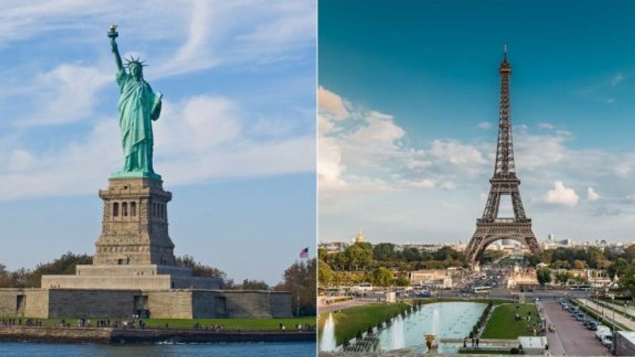 Eyfel Kulesi’nden Özgürlük Heykeli’ne: Öncesi Ve Sonrası Fotoğraflarıyla Hayranlık Uyandıran 9 Tarihi Yapı