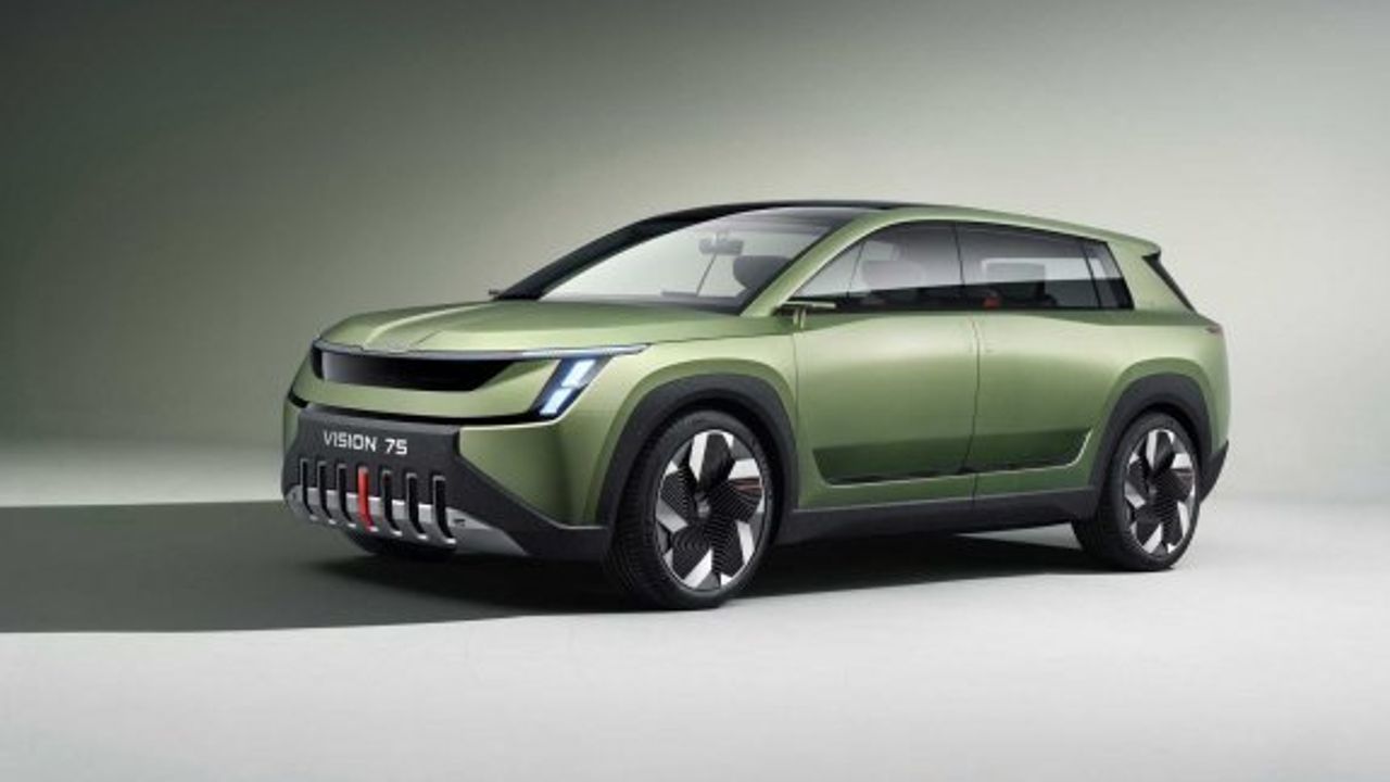 Skoda’nın, yeni konsept otomobili Vision 7S