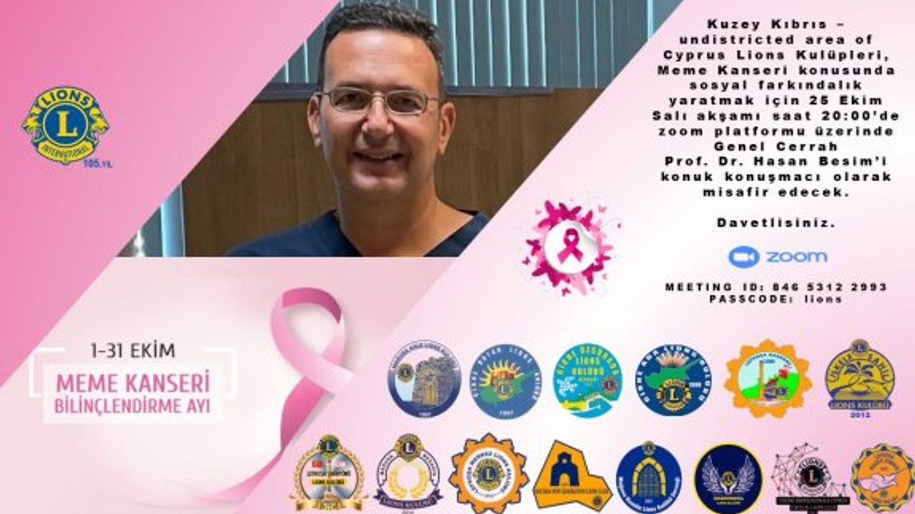 Lions kulüpleri Prof. Dr. Hasan Besim’i konuk edecek