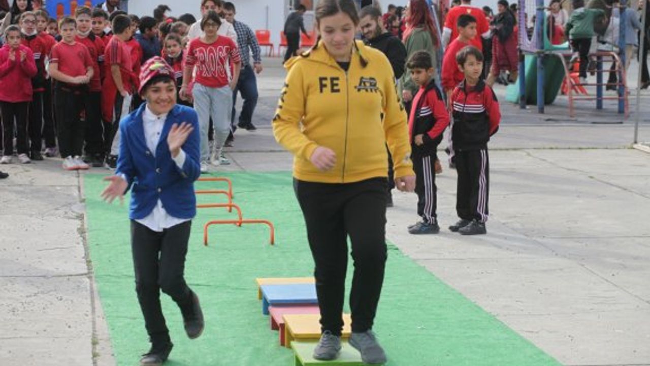 Özel çocuklar, Haspolat’ta sporla dolu gün geçirdiler