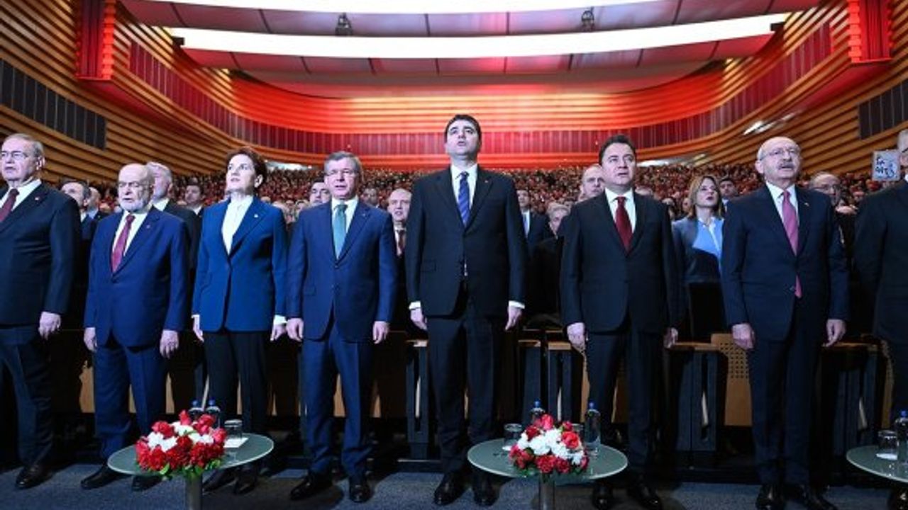 Altılı masa, 2 bin 300'den fazla vaat açıkladı