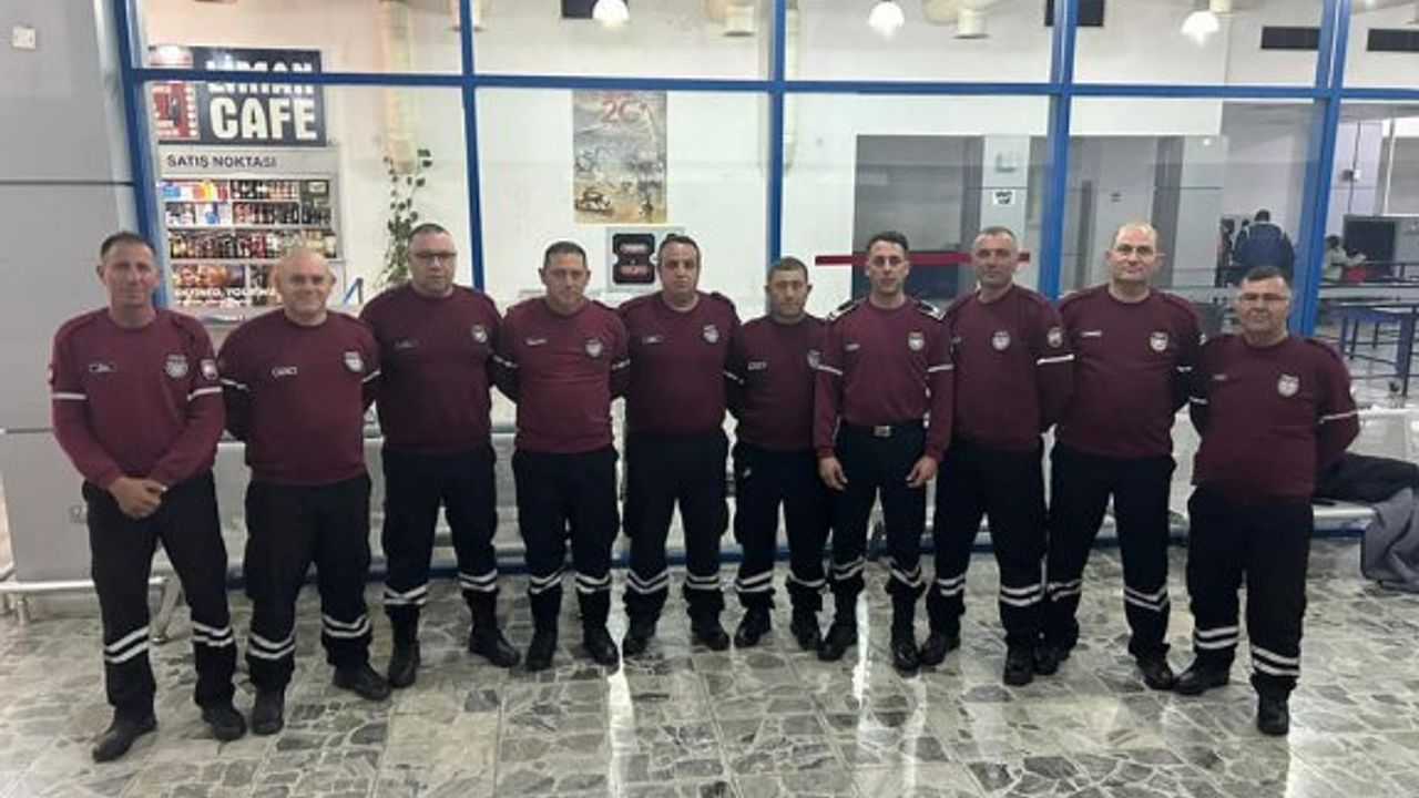 10 İtfaiye personeli daha bugün Hatay’a gönderildi