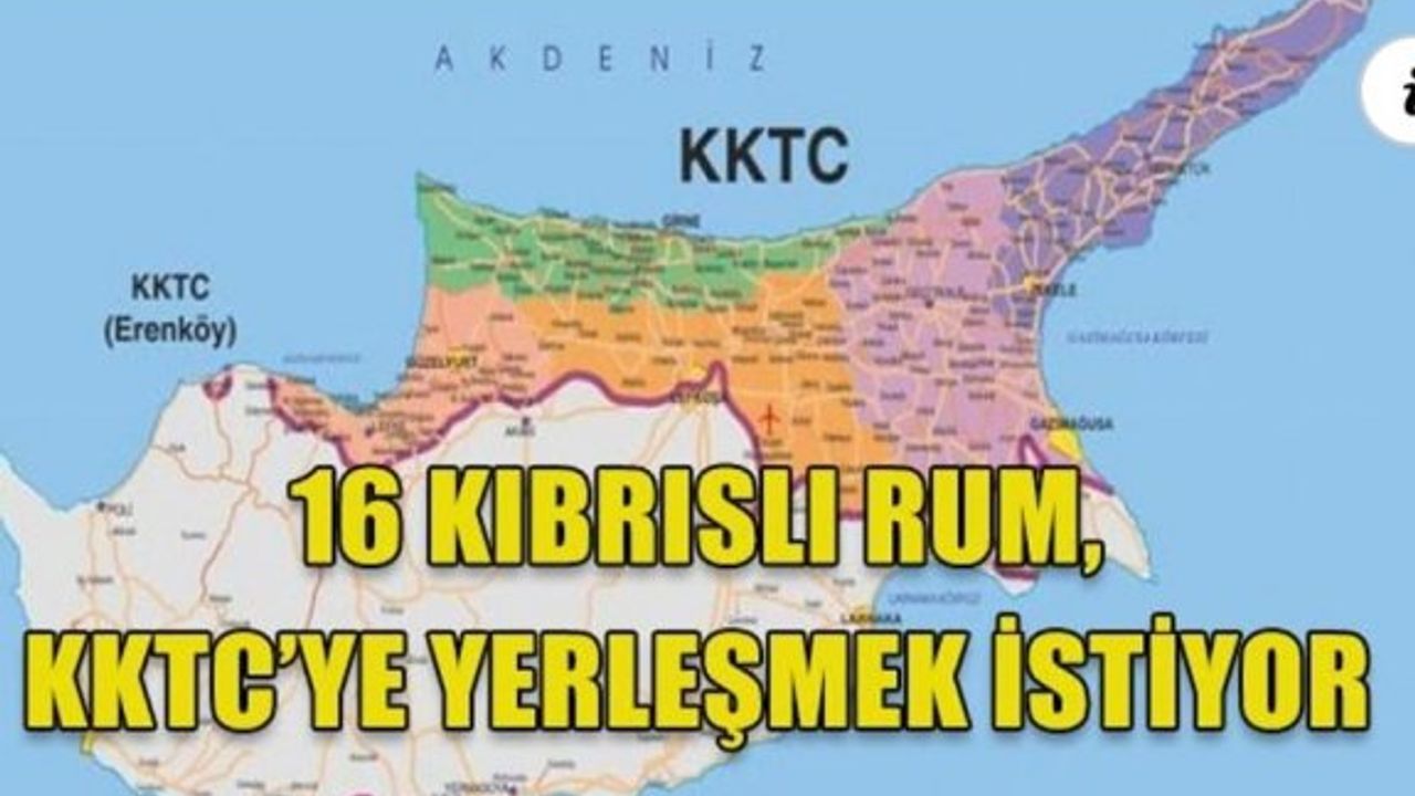 16 Kıbrıslı Rum KKTC’ye yeniden dönme niyetinde