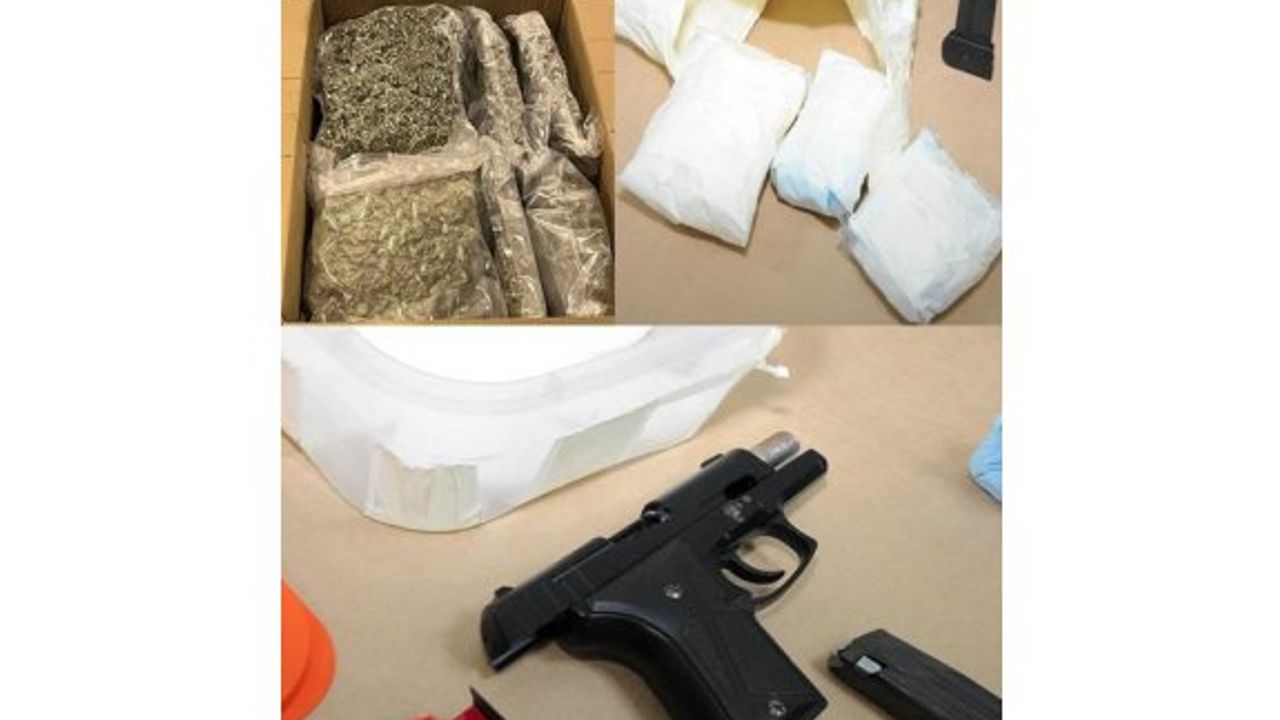 Baf’ta 22 kg hintkeneviri, 400 gr kokain ve tabanca