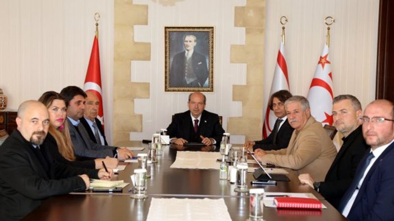 Cumhurbaşkanlığında uzmanların katılımıyla deprem konulu toplantı düzenlendi